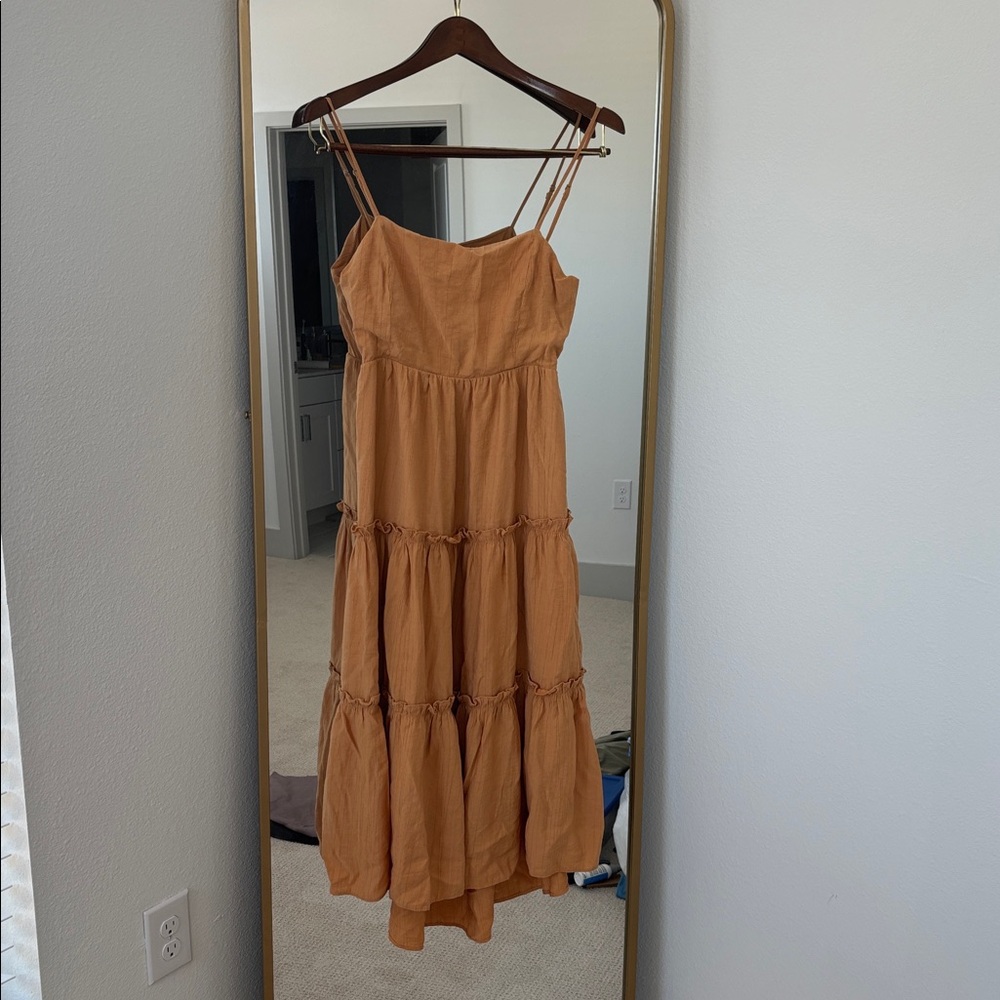 Elodie Apricot Maxi Dress